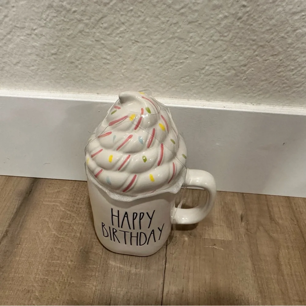 Rae Dunn Happy Birthday‎ Mug.  Rare.